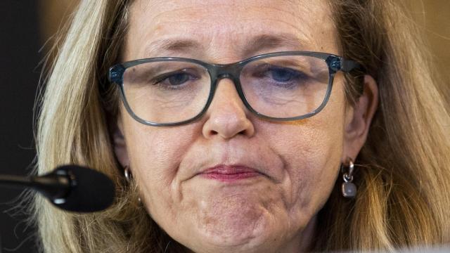 La vicepresidenta del Gobierno, Nadia Calviño.