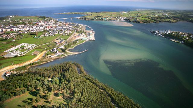 La ría de Ribadeo.