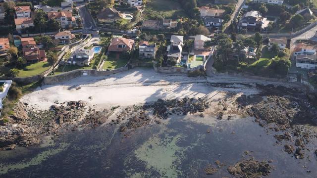 Playa de Sobreira, en Vigo.