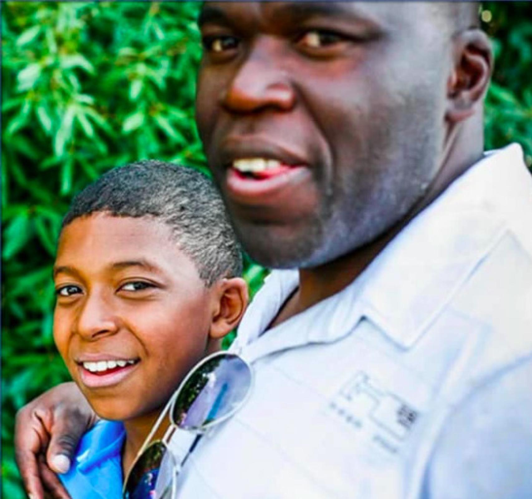 Mbappé y su padre Wilfried