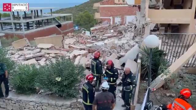 Rescate de los bomberos en Peñíscola.