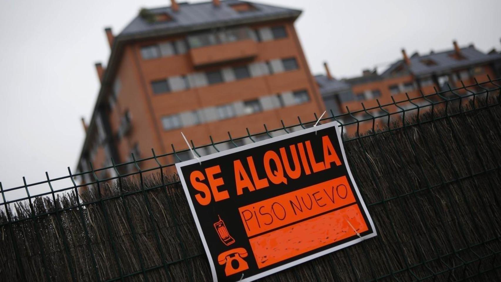 Vivienda en alquiler.