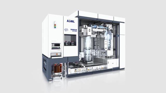 Una máquina de ASML.