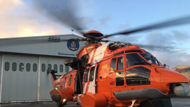 El helicóptero ‘Helimer 401’ de Salvamento Marítimo.