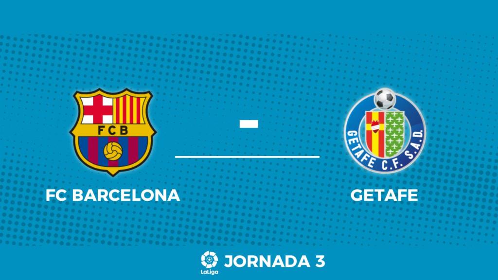 Horario internacional y dónde ver el FC Barcelona - Getafe de la jornada 3 de La Liga
