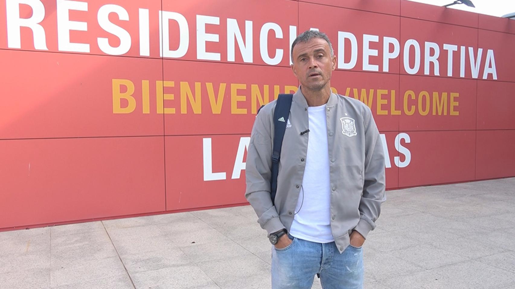 Luis Enrique, en la presentación de la convocatoria de la Selección de septiembre