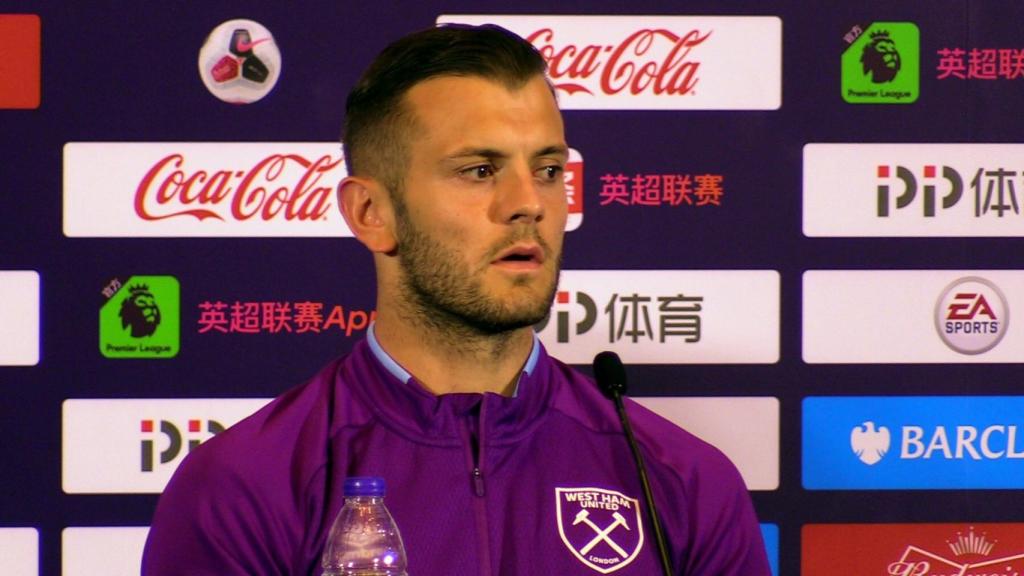 Jack Wilshere, durante una rueda de prensa