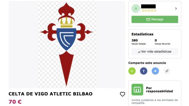 Denuncian la reventa de entradas para el Celta-Athletic de Bilbao