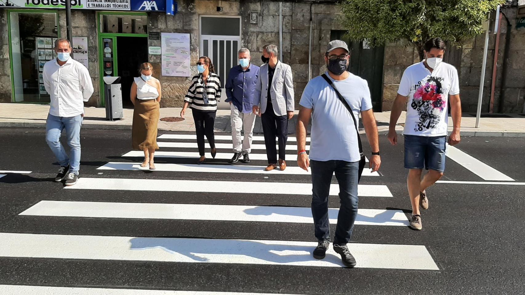 El delegado del Gobierno en Galicia visitó esta mañana la zona.