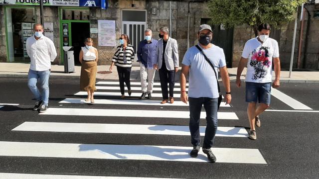 El delegado del Gobierno en Galicia visitó esta mañana la zona.