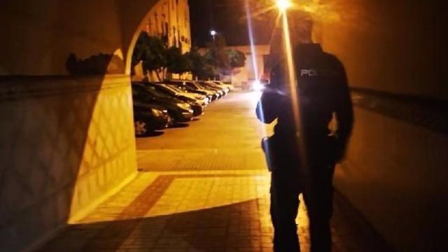 Un agente de la Policía Nacional.