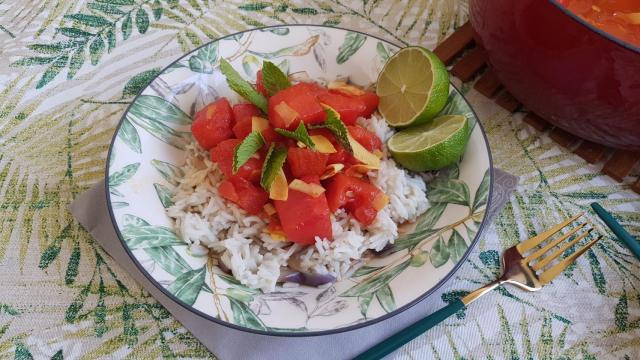 Curry de sandía, receta ultraligera que deberías probar antes de que acabe el verano