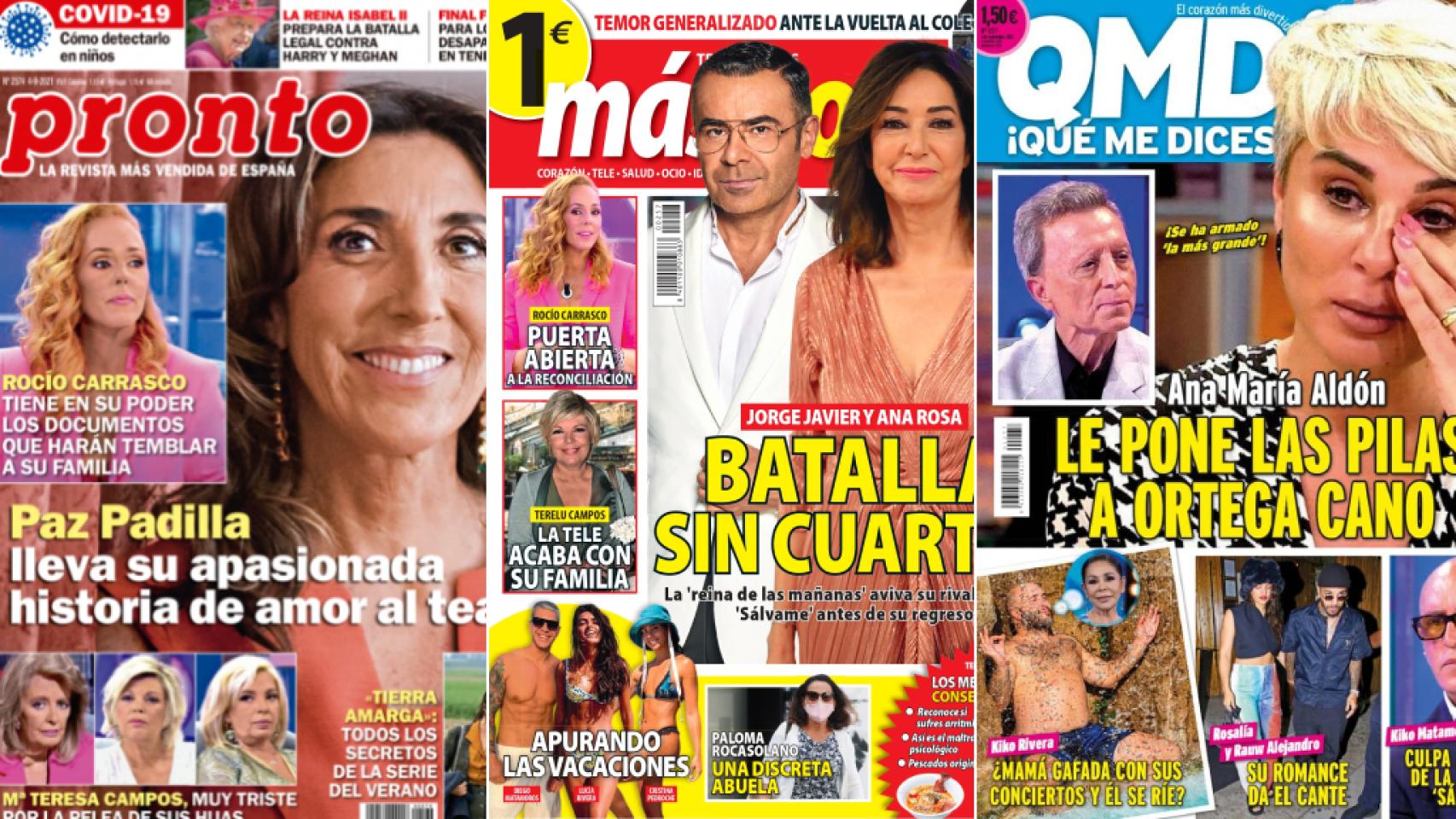 Revistas del lunes 30 de agosto de 2021.