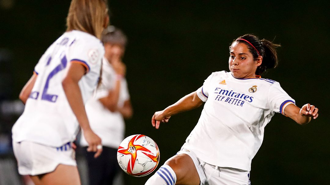 Kenti Robles, en el Real Madrid Femenino - Manchester City de la Women's Champions League