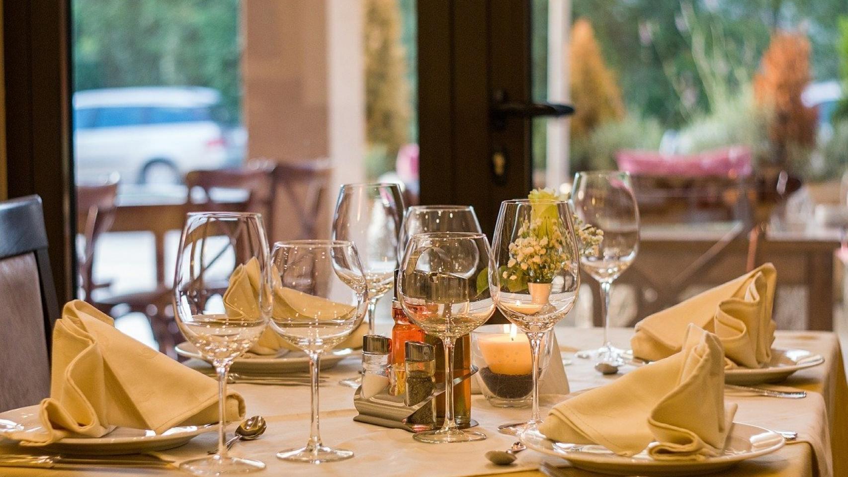 Imagen de archivo del interior de un restaurante.