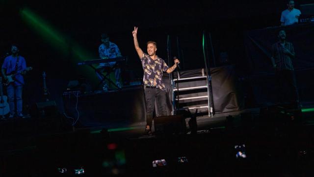 Beret, durante el concierto