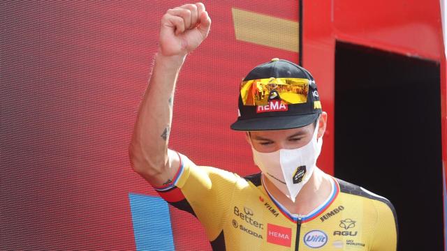 Primoz Roglic, en La Vuelta.