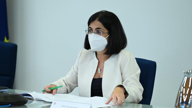Carolina Darias durante el Consejo Interterritorial del 1 de septiembre.