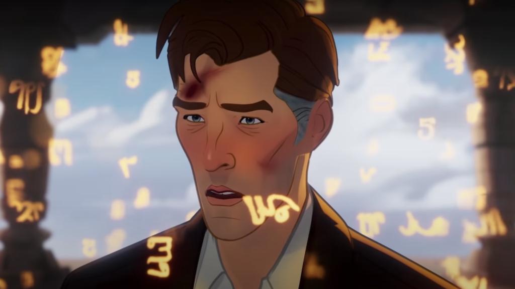 Stephen Strange en la Biblioteca de Cagliostro.