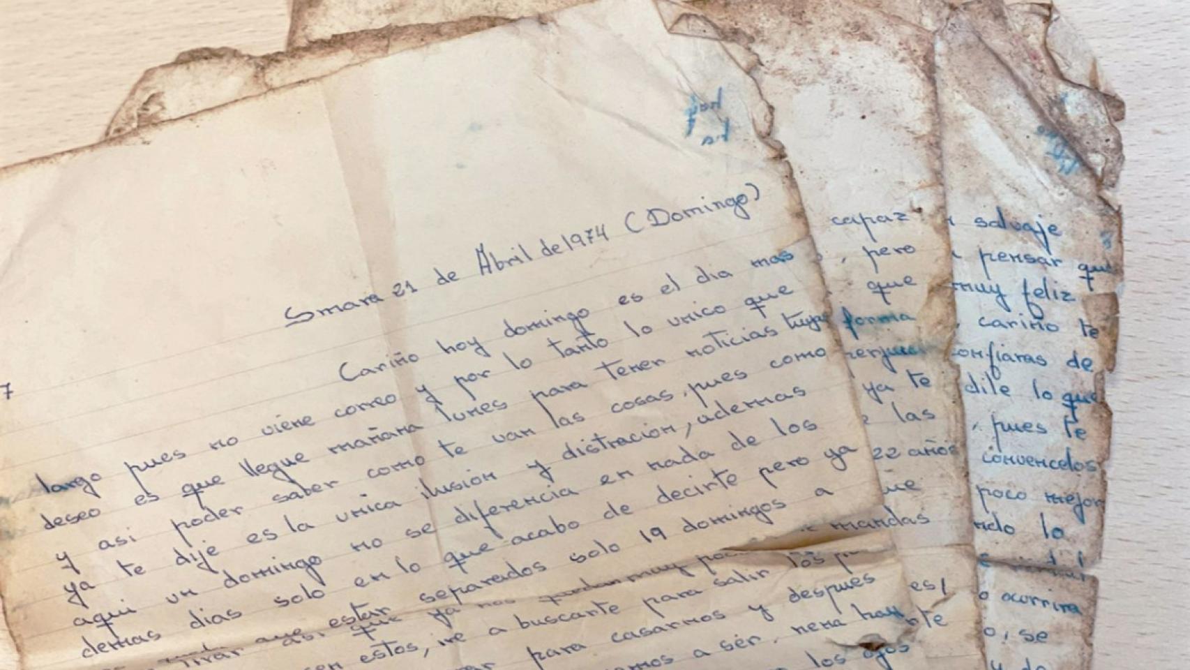 La carta encontrada.
