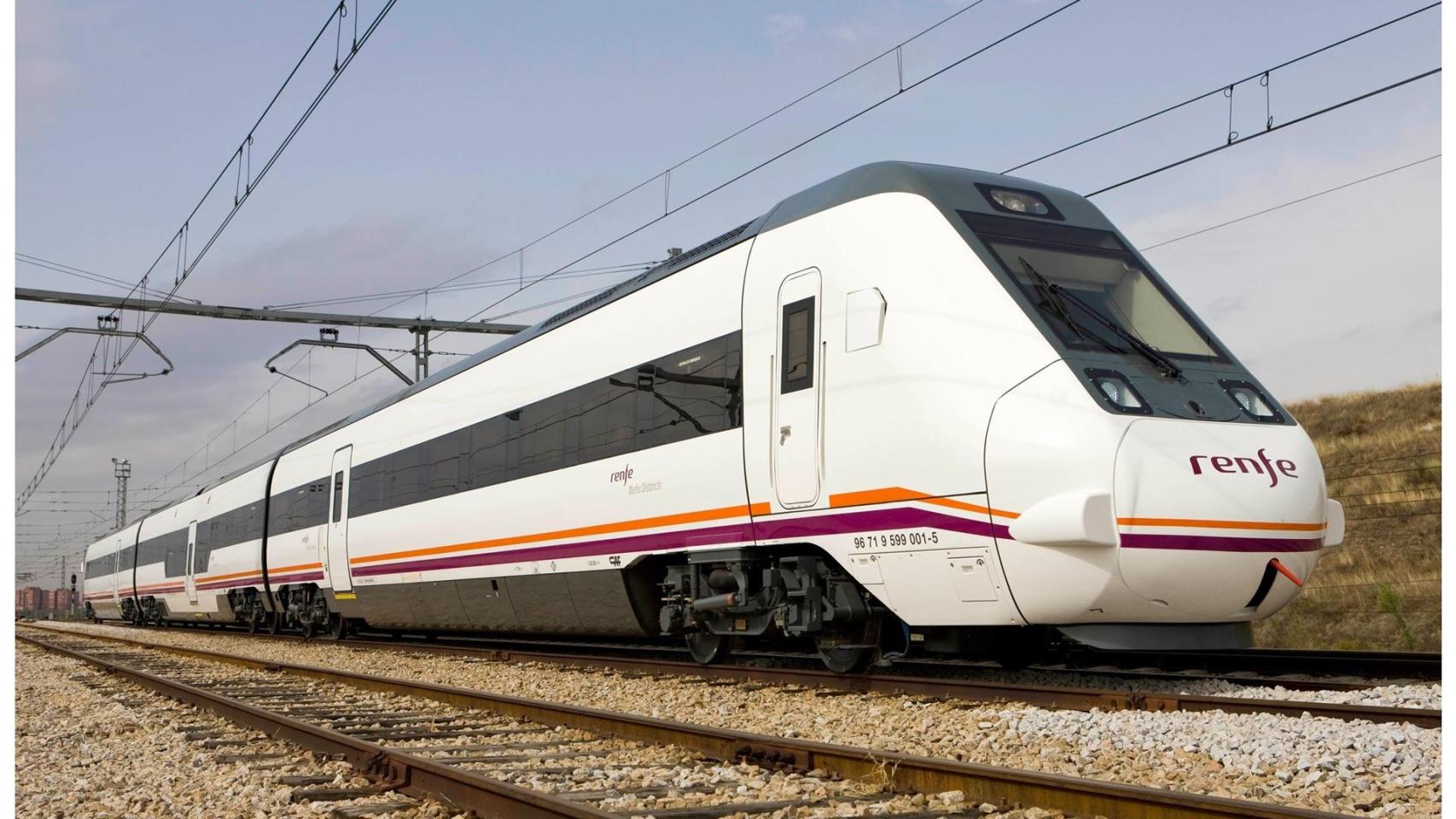 Tren de media distancia de Renfe, en una imagen de archivo.
