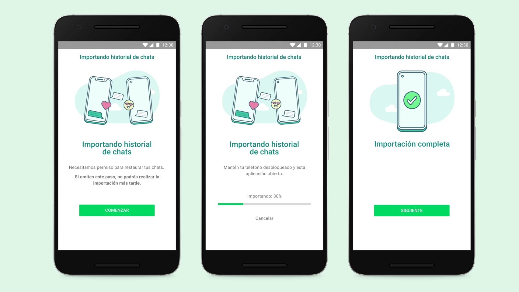 WhatsApp ya deja transferir los chats de iPhone a Android