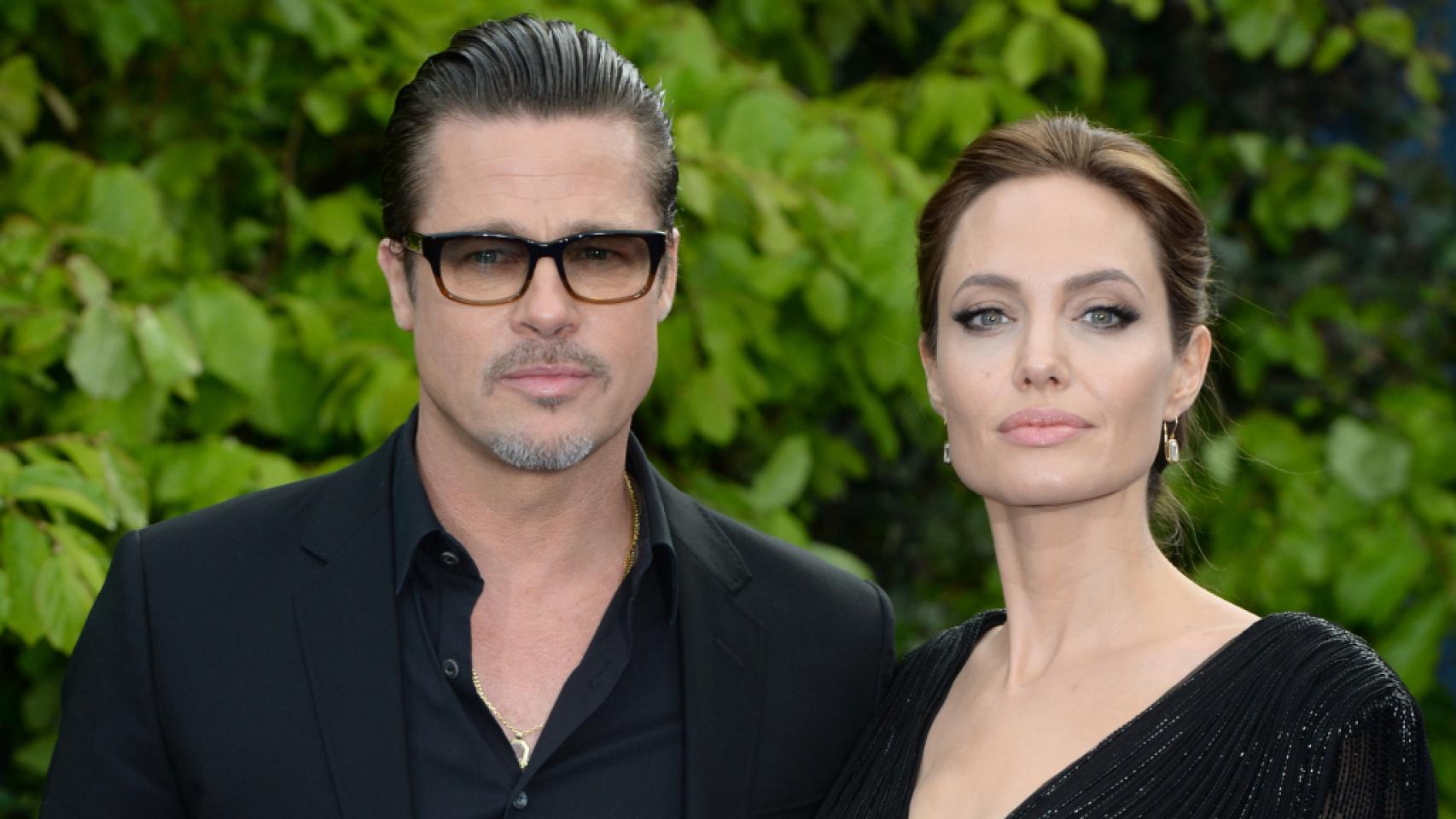 Angelina Jolie y Brad Pitt en la 'premiere' de 'Maléfica' en 2014.