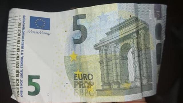 El billete denunciado en redes sociales.