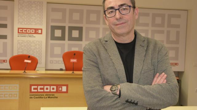 Paco de la Rosa, secretario general de CCOO en Castilla-La Mancha, en una imagen de archivo