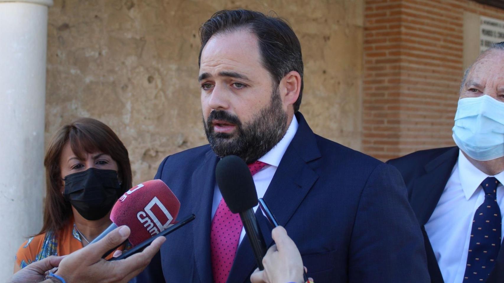 Paco Núñez, presidente del PP de Castilla-La Mancha, en una imagen de este domingo