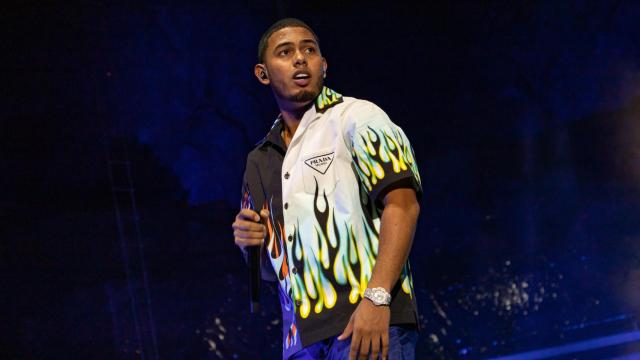 El puertorriqueño Myke Towers anoche en Starlite