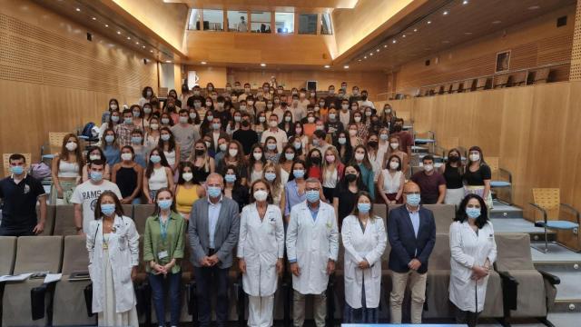 Acto de bienvenida para los alumnos que harán sus prácticas rotatorias en el Área Sanitaria de A Coruña y Cee