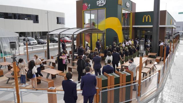 Nuevo McDonald’s en Santiago.