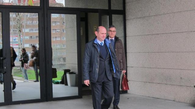 Louzán en los juzgados de Vigo.