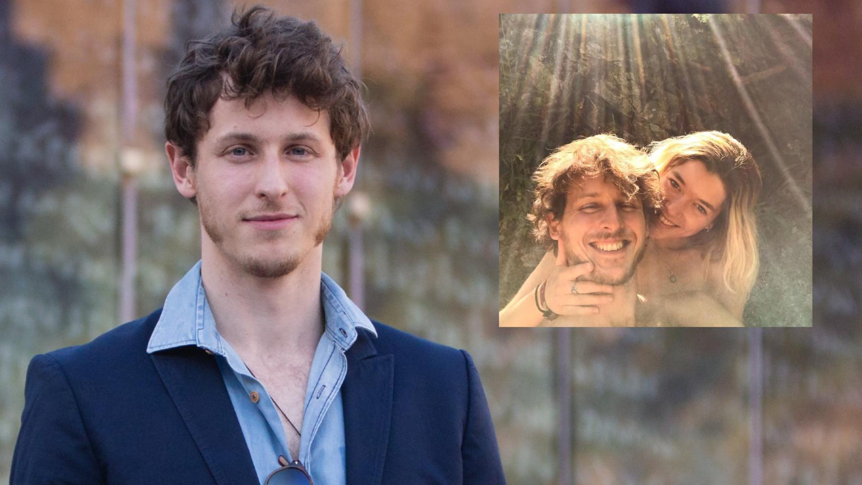 Nicolás Coronado en montaje de JALEOS junto a su actual pareja, Natalia Moreno.