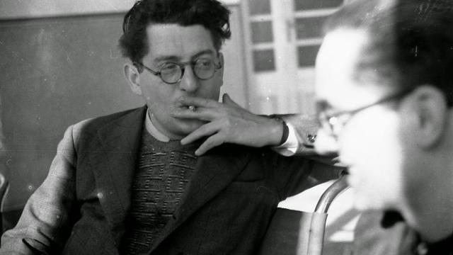 Andreu Nin junto al también dirigente del POUM Wilebaldo Solano.