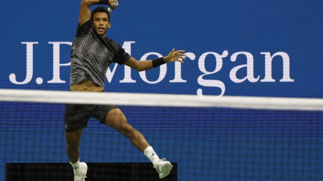 Felix Auger-Aliassime, en el US Open