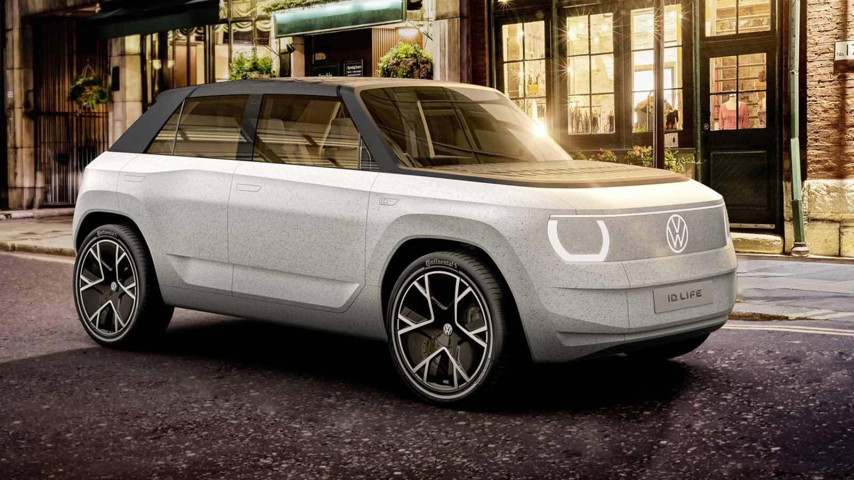 Imagen del prototipo Volkswagen ID. Life que podría anticipar los futuros VW ID.1 o VW ID.2.