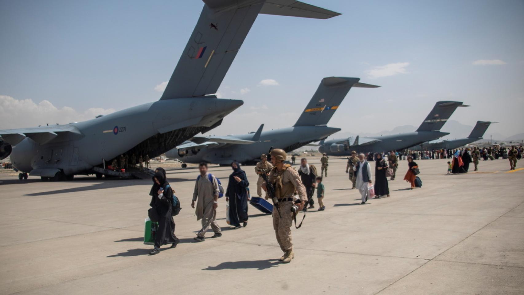 Aeropuerto de Kabul.
