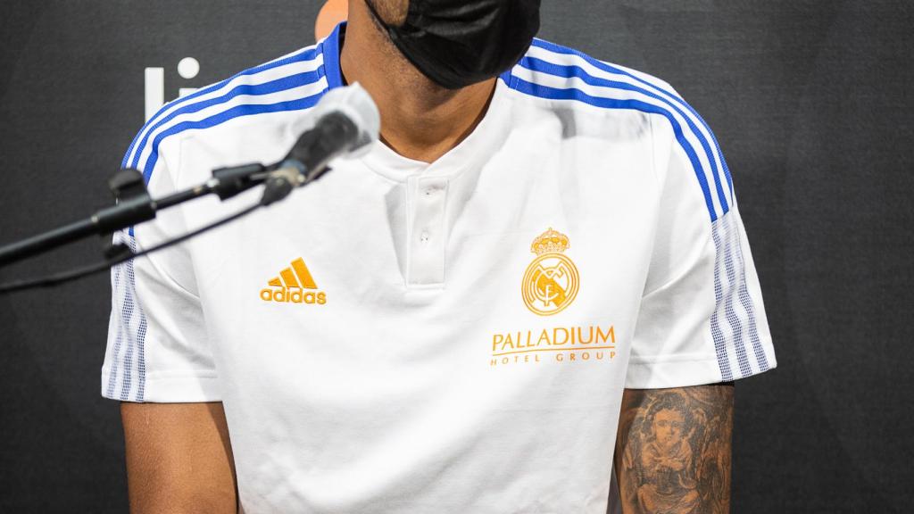 Adam Hanga, durante la presentación de la Liga Endesa