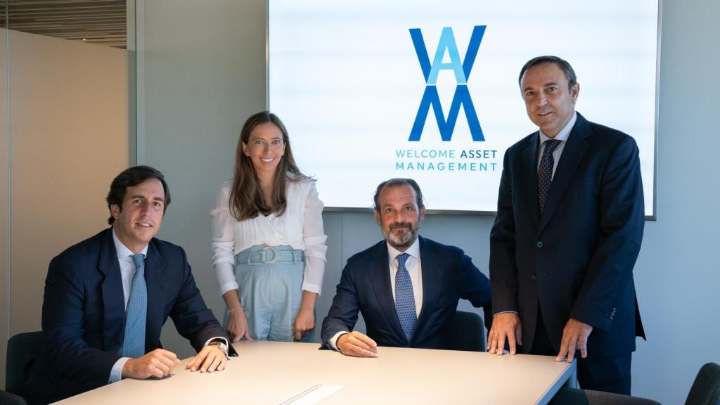 El equipo fundacional de Welcome AM posa para Invertia.