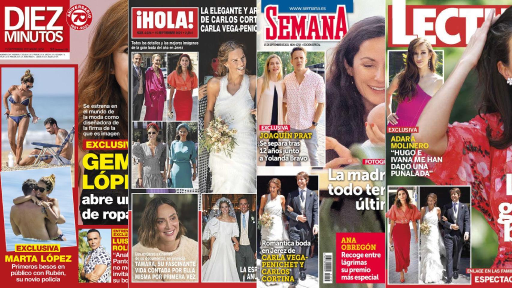 Portadas del miércoles 8 de septiembre de 2021.