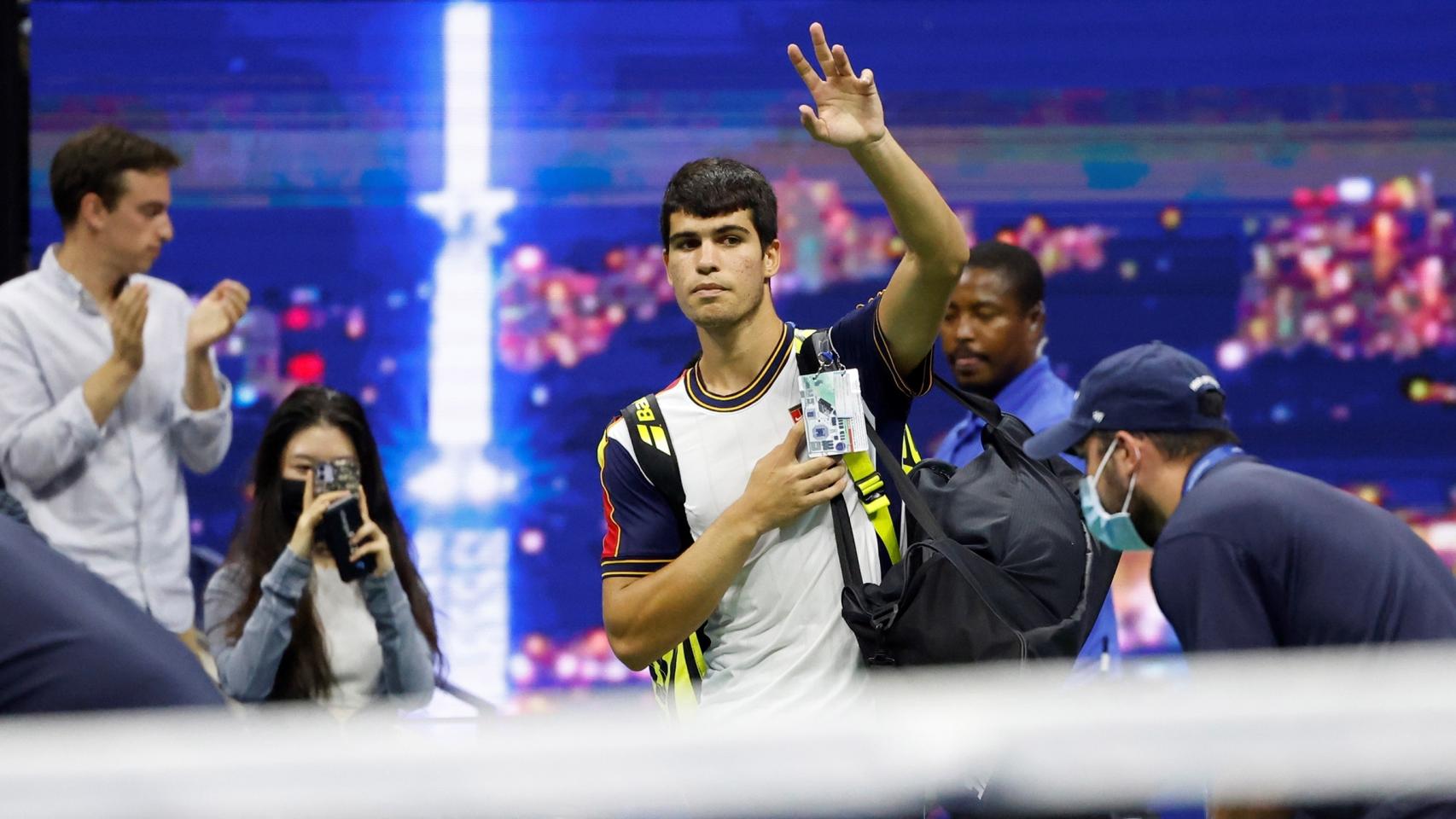 Carlos Alcaraz se despide del US Open