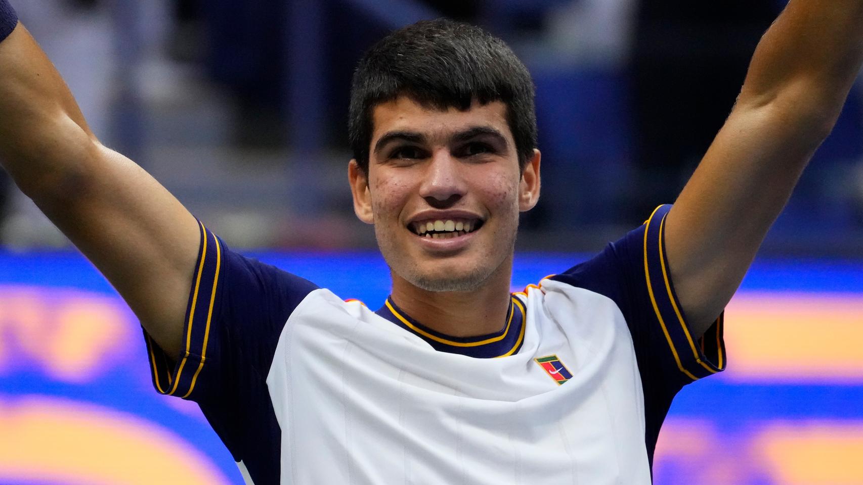 Carlos Alcaraz, en el US Open