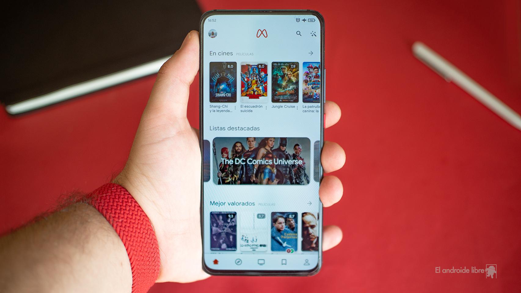 Explora y haz listas de películas y series