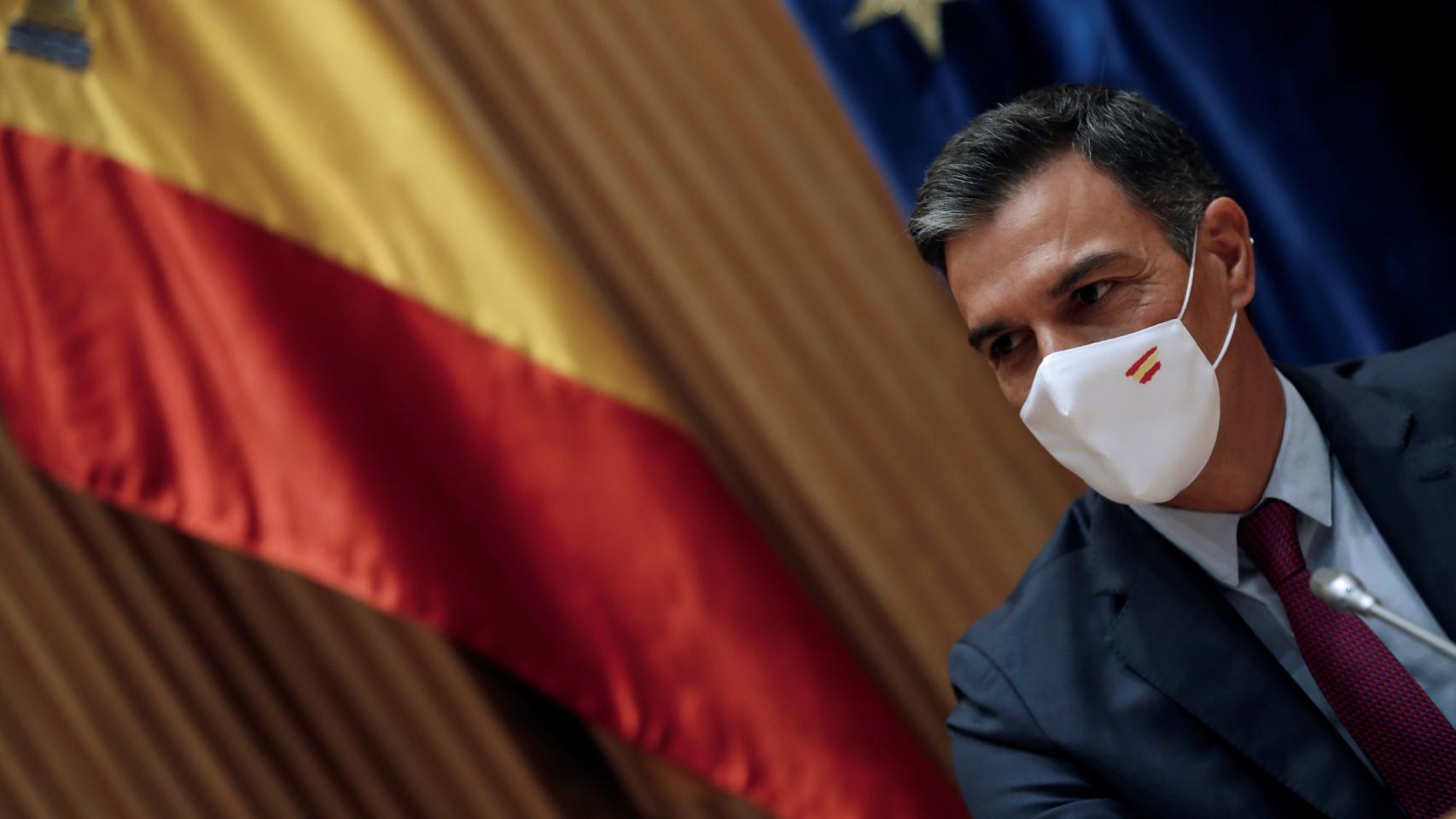 El presidente del Gobierno, Pedro Sánchez, en el Congreso de los Diputados.
