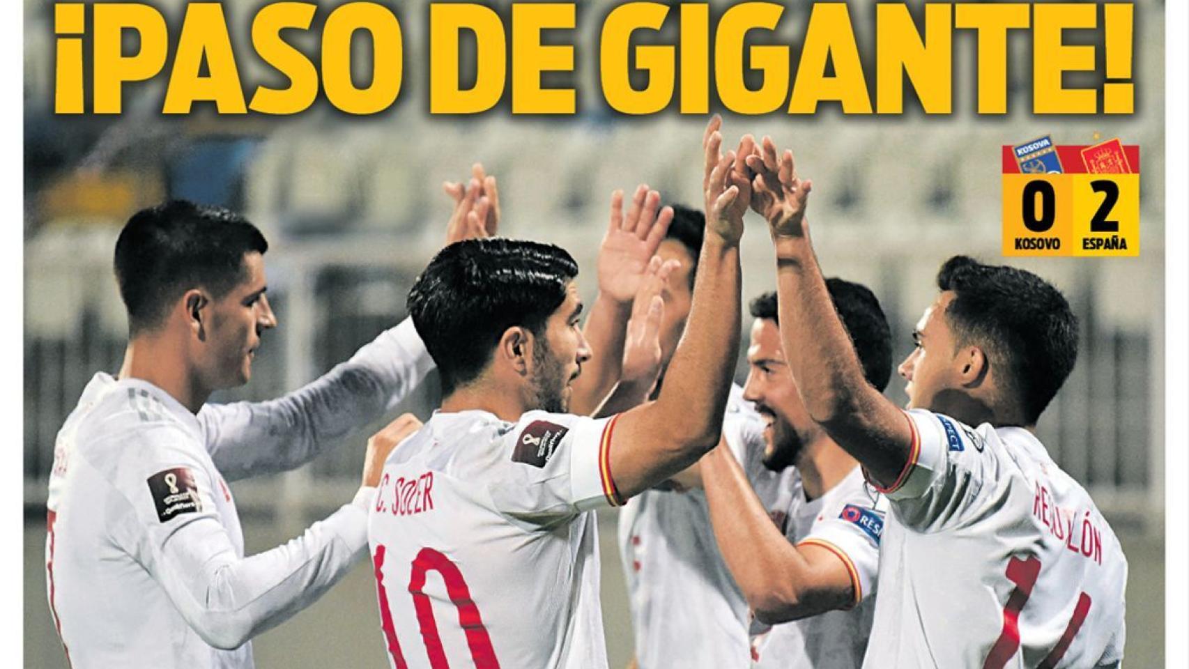La portada del diario SPORT (09/09/2021)