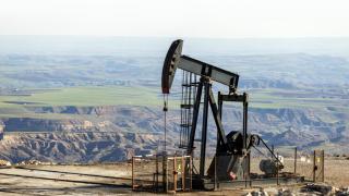 Un pozo de extracción petrolífero.