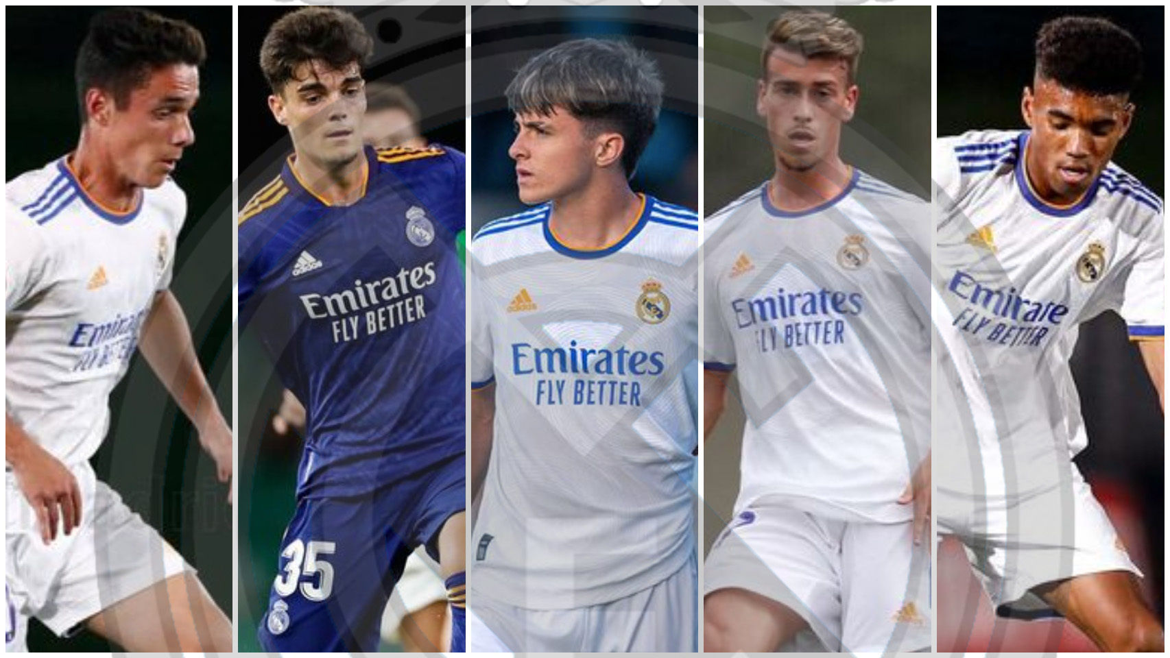 Arribas, Miguel, Bruno Iglesias, Blanco y Marvin, en un collage