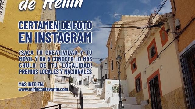 Cartel del concurso Mi rincón favorito de Hellín